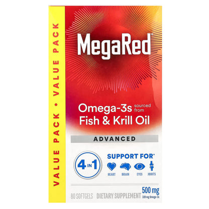 Schiff MegaRed Omega-3 Krill Oil Softgels – 120 Count