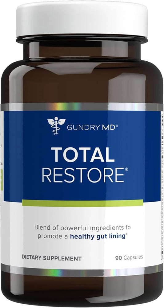 Gundry MD Total Restore – Advanced Gut Lining Support for Digestive & Immune Wellness (90 Capsules)