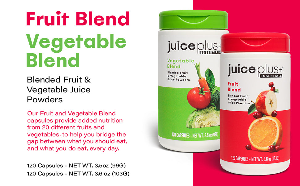 Juice Plus+ Fruit & Vegetable Blend - Fruit and Vegetable Supplement