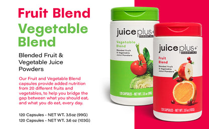 Juice Plus+ Fruit & Vegetable Blend - Fruit and Vegetable Supplement