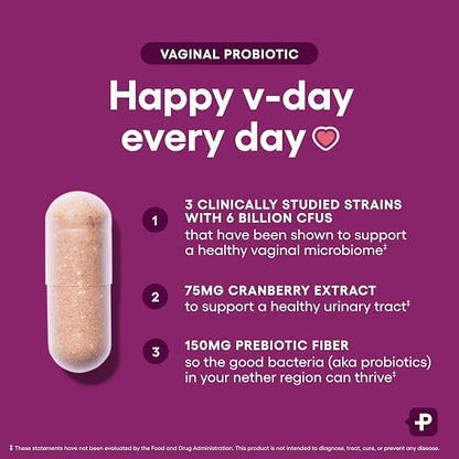 Physician's CHOICE Vaginal Probiotics for Women, pH Balance & Odor, 30ct