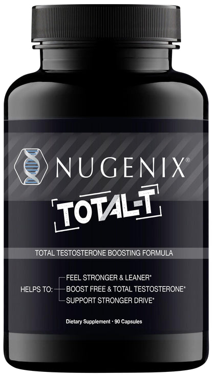 Nugenix Total-T – Free and Total Testosterone Booster Supplement for Men (90 Count)