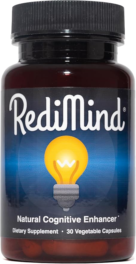 RediMind – Natural Cognitive Enhancement Supplement for Memory, Focus & Mental Clarity
