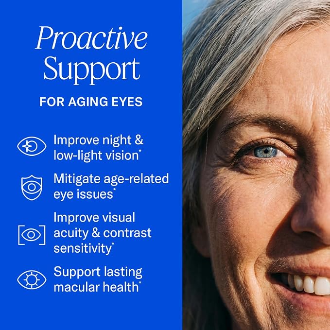 EyePromise Restore Aging Eye Health Supplements – 60 Softgels | Omega-3, Lutein &amp; Zeaxanthin for Vision Support