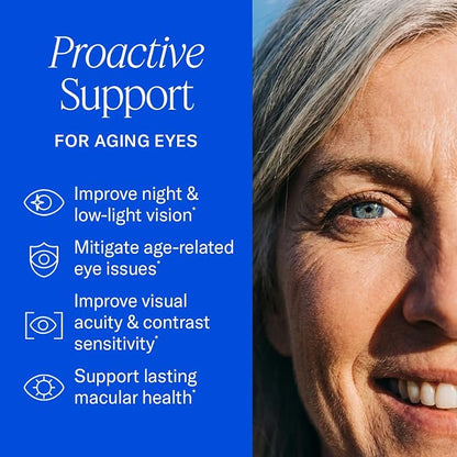 EyePromise Restore Aging Eye Health Supplements – 60 Softgels | Omega-3, Lutein &amp; Zeaxanthin for Vision Support