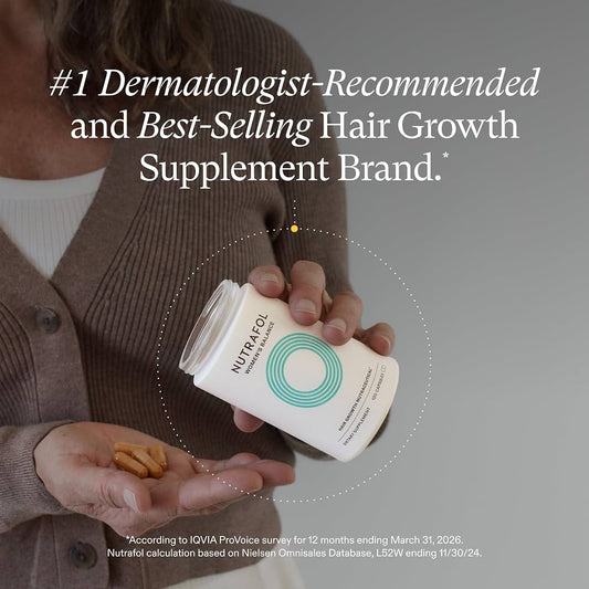 Nutrafol Women's Balance Hair Growth Supplements for Women 45+ – 1-Month Pouch for Thicker, Healthier-Looking Hair