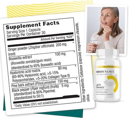 Joint Genesis - Joint Support Supplement - with Mobilee and Boswellia Serrata - for Comfortable, Flexible Joints - 30-Day Supply