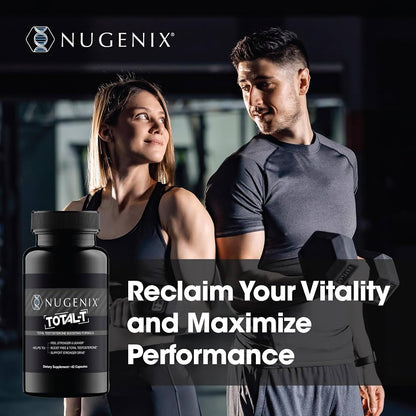 Nugenix Total-T – Free and Total Testosterone Booster Supplement for Men (90 Count)