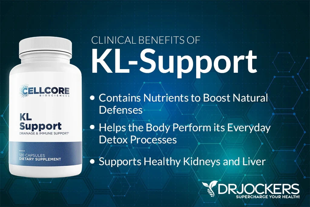 CellCore Biosciences KL-Support – Drainage & Immune Support Supplement (120 Capsules)