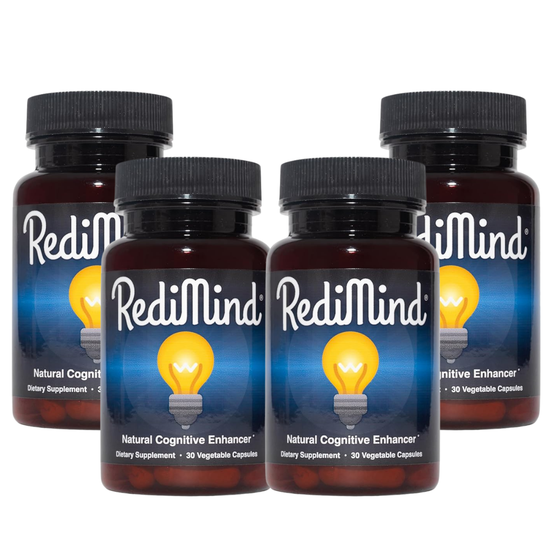 RediMind – Natural Cognitive Enhancement Supplement for Memory, Focus & Mental Clarity