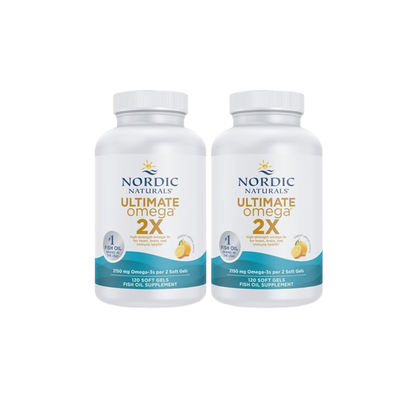 Nordic Naturals Ultimate Omega 2X – High-Potency Omega-3 Fish Oil for Brain, Heart & Overall Wellness