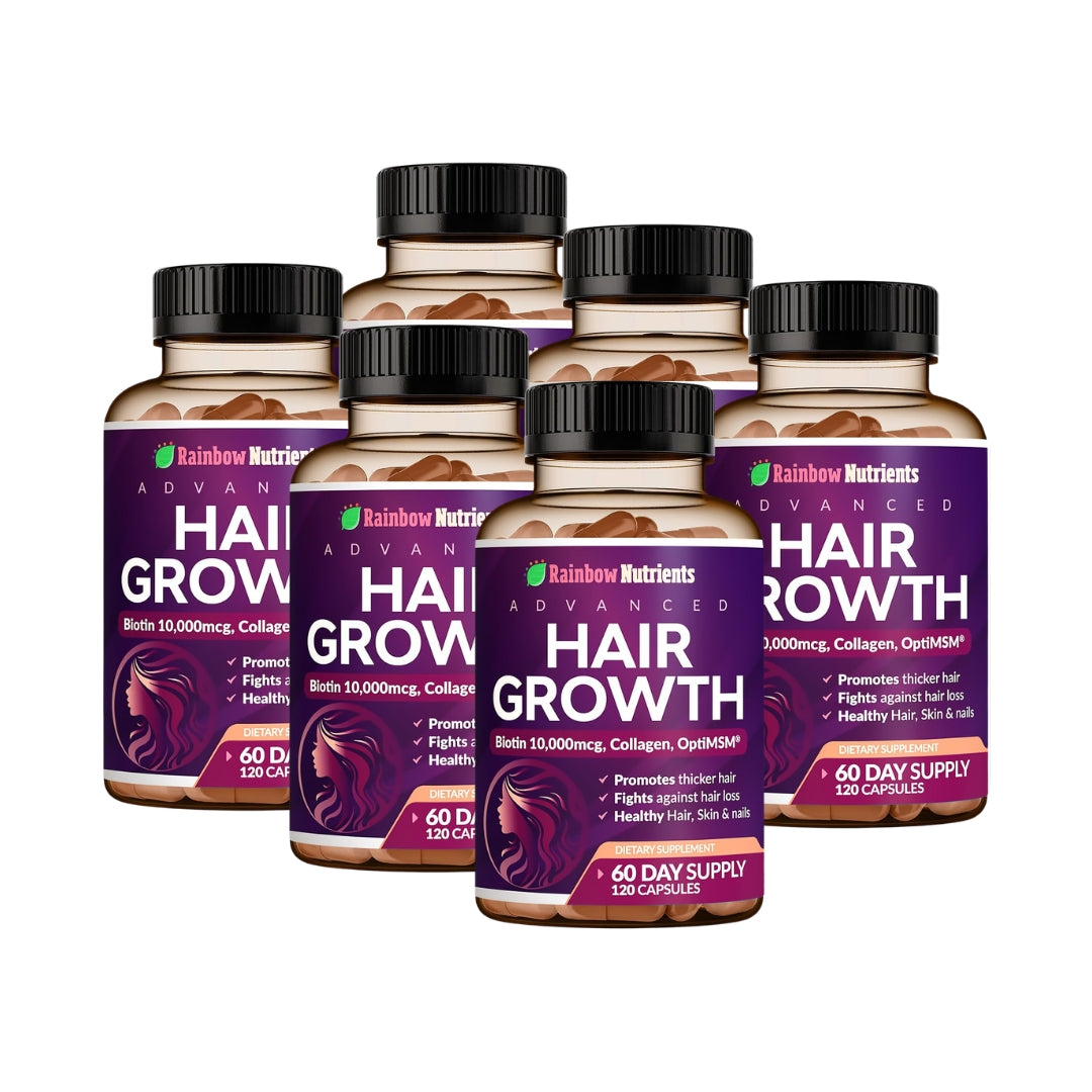 Hair Growth Vitamins for Women – Biotin, Collagen & Advanced Hair Support