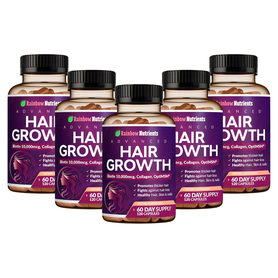 Hair Growth Vitamins for Women – Biotin, Collagen & Advanced Hair Support