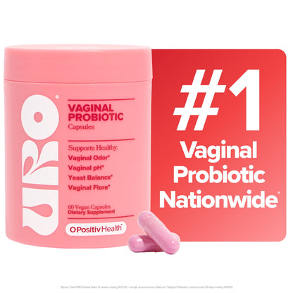 O Positiv URO Vaginal Probiotics for Women – Advanced pH Balance & Feminine Health Support