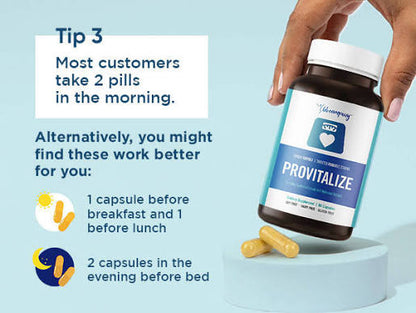 Provitalize Better Body Co. Synbiotic Formula with Botanical Extracts – 60 Capsules