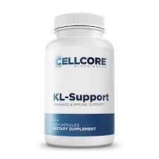 CellCore Biosciences KL-Support – Drainage & Immune Support Supplement (120 Capsules)