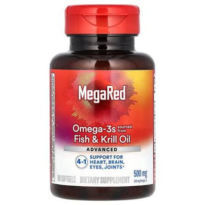 Schiff MegaRed Omega-3 Krill Oil Softgels – 120 Count