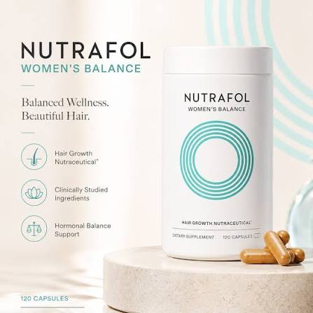 Women's Balance Hair Growth Supplements for Women 45+ – Clinically Tested Support for Thicker, Fuller-Looking Hair
